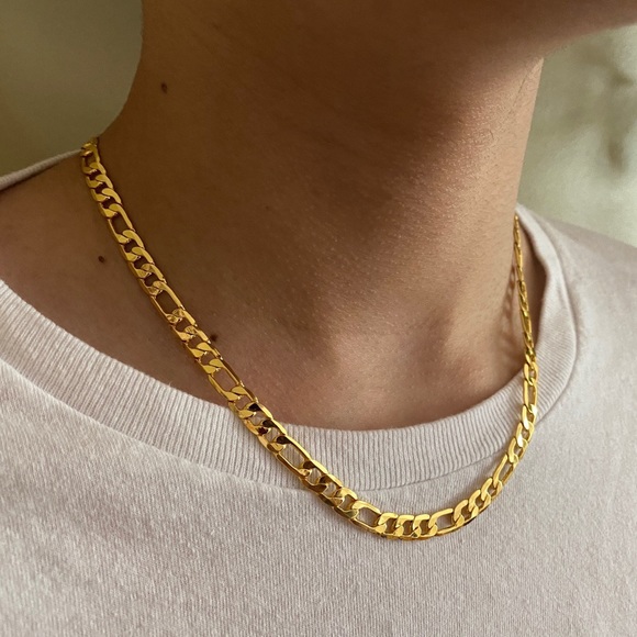 Gold Figaro Chain 18 Inch Factory Sale 
